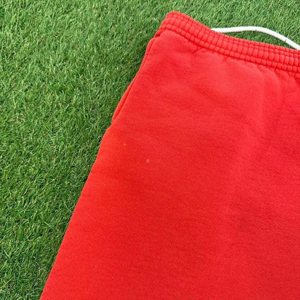 Russell Athletic red cuffed sweatpants large - Picture 6 of 8